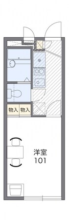 レオパレス中央の物件間取画像